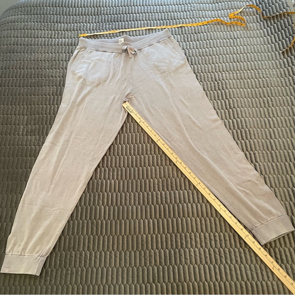 Barefoot Dreams NWT Soft Violet 100% Cotton XL Jogger Pants